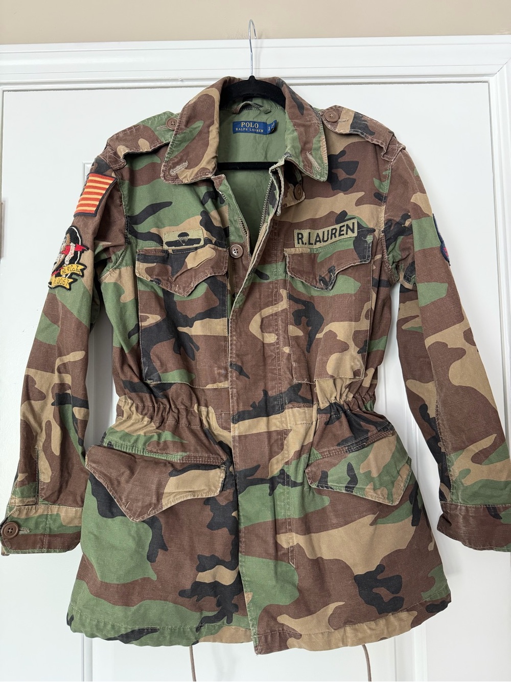Polo Ralph Lauren camo patch field jacket